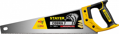 Купить STAYER Cobra 7, 400 мм, универсальная ножовка, Professional (1510-40) в интернет-магазине zubr-vrn в Воронеже