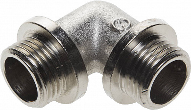 Купить GENERAL FITTINGS штуцер/штуцер, 1/2″, никель, уголок с упором (51072-S/S-1/2) в интернет-магазине zubr-vrn в Воронеже