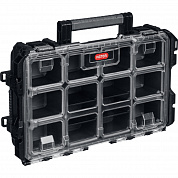 KETER GEAR ORGANIZER, 560 х 345 х 128 мм, (22″), пластиковый ящик-органайзер с 7 съемными ячейками (38374)