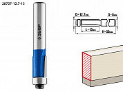 ЗУБР 12.7 x 13 мм, хвостовик 8 мм, фреза кромочная с нижним подшипником, Профессионал (28727-12.7-13)