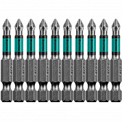 KRAFTOOL Optimum, PH1, 50 мм, 10 шт, биты (26122-1-50-10)