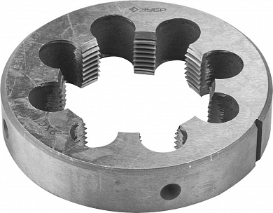 Купить ЗУБР G 3/4″, сталь 9ХС, плашка круглая ручная (4-28032-3/4) в интернет-магазине zubr-vrn в Воронеже