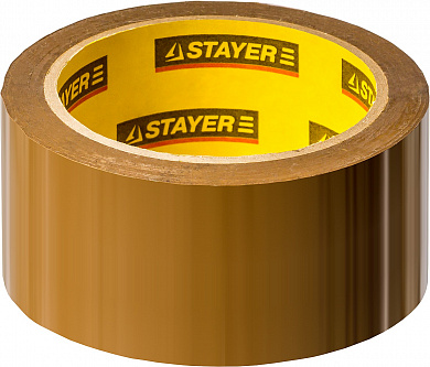 Купить STAYER 48 мм, 60 м, 45 мкм, коричневая, клейкая лента (1207-50) в интернет-магазине zubr-vrn в Воронеже