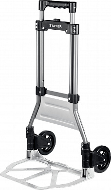 Купить STAYER PROTruck, до 90кг, каркас из стали, платформа из алюминия, платформа 39х28см, колеса d13см, вес 4кг, складная хозяйственная тележка (38755-90) в интернет-магазине zubr-vrn в Воронеже