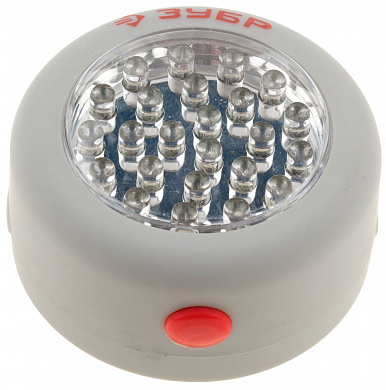 Купить ЗУБР 28 LED, крючок для подвеса, магнит, светодиодный фонарь (61812) в интернет-магазине zubr-vrn в Воронеже