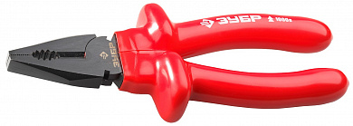 Купить ЗУБР Электрик, 180 мм, диэлектрические комбинированные плоскогубцы (2214-1-18) в интернет-магазине zubr-vrn в Воронеже