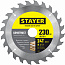 STAYER  Construct, 230 x 30/20 мм, 24Т, технический рез, пильный диск по дереву (3683-230-30-24)