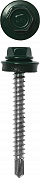 ЗУБР СКД 6005, 60 х 4.8 мм, зелёный насыщ., 200 шт (1,66 кг.), кровельный саморез (4-300315-48-060-6005)