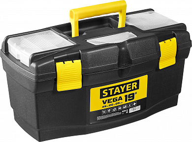 Купить STAYER VEGA-19, 490 х 250 х 250 мм, (19″), пластиковый ящик для инструментов (38105-18) в интернет-магазине zubr-vrn в Воронеже