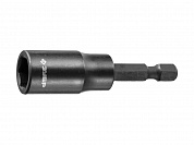 ЗУБР 10 мм, 60 мм, удлиненная, ударная бита с торцевой головкой, Профессионал (26377-10)