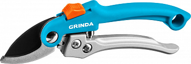 Купить GRINDA  P-51, 200 мм, закаленная сталь, шестерённая передача, двухкомпонентные рукоятки, покрытие ПВХ, плоскостной секатор, PROLine (423451) в интернет-магазине zubr-vrn в Воронеже