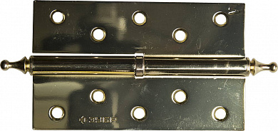 Купить ЗУБР 125 х 75 х 2.5 мм, разъемная, левая, цвет латунь (PB), 2 шт, карточная петля (37605-125-1L) в интернет-магазине zubr-vrn в Воронеже