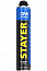 STAYER LOW EXPANSION, 800 мл, пистолетная, выход до 50 л, всесезонная, с низким вторичным расширением, монтажная пена, Professional (41136)