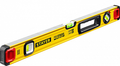 Купить STAYER PRO STABIL, 600 мм, усиленный профиль, уровень с поворотным глазком, Professional (3471-060) в интернет-магазине zubr-vrn в Воронеже