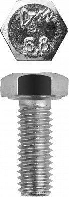 Купить ЗУБР ГОСТ 7798-70, кл. пр. 5.8, M6 х 12 мм, цинк, 5 кг, болт (303080-06-012) в интернет-магазине zubr-vrn в Воронеже