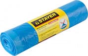 Мусорные мешки Stayer 120л, 10шт, особопрочные, особопрочные с завязками, синие, COMFORT