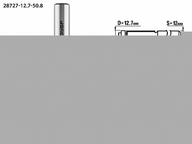 Купить ЗУБР 12.7 x 50.8м. хвостовик 12 мм, фреза кромочная с нижним подшипником, Профессионал (28727-12.7-50.8) в интернет-магазине zubr-vrn в Воронеже