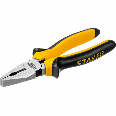 Купить STAYER TOPGrip, 180 мм, комбинированные плоскогубцы (2205-1-18) в интернет-магазине zubr-vrn в Воронеже