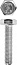 ЗУБР ГОСТ 7798-70, кл. пр. 5.8, M10 х 45 мм, цинк, 5 кг, болт (303080-10-045)