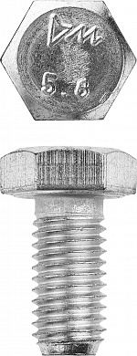 Купить ЗУБР ГОСТ 7798-70, кл. пр. 5.8, M12 х 20 мм, цинк, 5 кг, болт (303080-12-020) в интернет-магазине zubr-vrn в Воронеже