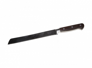 Купить LEGIONER Augusta, 180 мм, нержавеющее лезвие, деревянная рукоятка, хлебный нож (47865) в интернет-магазине zubr-vrn в Воронеже