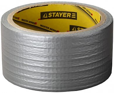 Купить STAYER 48 мм, 10 м, серебристая, армированная лента, Professional (12080-50-10) в интернет-магазине zubr-vrn в Воронеже