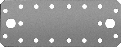 Купить ЗУБР КП-2.5, 140 x 55 x 2.5 мм, цинк, крепежная пластина (31023-140) в интернет-магазине zubr-vrn в Воронеже