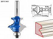 ЗУБР 34.9 x 25.4 мм, хвостовик 8 мм, фреза кромочная фигурная №6, Профессионал (28717-34.9)