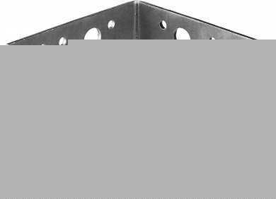 Купить ЗУБР УКУ-2.5, 90 x 105 x 105 x 2.5 мм, цинк, усиленный крепежный уголок (31011-105) в интернет-магазине zubr-vrn в Воронеже