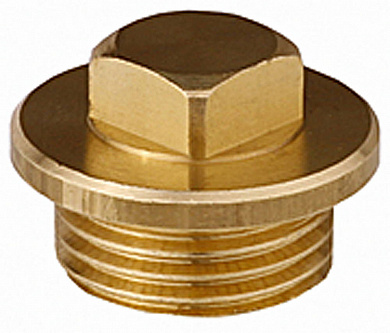 Купить GENERAL FITTINGS 1″, с прижимной шайбой, никель, заглушка (51099-1) в интернет-магазине zubr-vrn в Воронеже