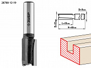 ЗУБР 12 x 19 мм, хвостовик 8 мм, фреза пазовая прямая, Профессионал (28780-12-19)
