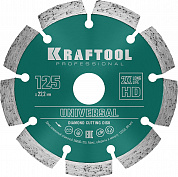 KRAFTOOL LASER-UNIVERSAL 125 мм (22.2 мм, 10х2.4мм), алмазный диск (36680-125)