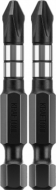 Купить KRAFTOOL Impact PH2, 50 мм, 2 шт, ударные биты (26191-2-50-S2) в интернет-магазине zubr-vrn в Воронеже