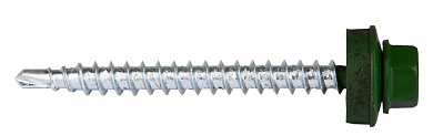 Купить ЗУБР СКД 6005, 50 х 4.8 мм, зелёный насыщ., 250 шт (1,8 кг.), кровельный саморез, Профессионал (4-300315-48-050-6005) в интернет-магазине zubr-vrn в Воронеже