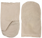 XL, защита от мех. воздействий, двунитка с защитой от скольжения ПВХ, хлопчатобумажные рукавицы (11413)