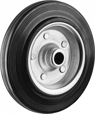 Купить ЗУБР d 200 мм, г/п 185 кг, игольчатый подшипник, резина/металл, колесо, Профессионал (30936-200) в интернет-магазине zubr-vrn в Воронеже