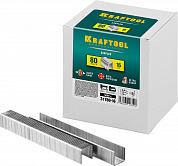 KRAFTOOL скобы тип 80 (BeA/Prebena A/Senco AT), 16 мм, калибр 21GA. 5000 шт (31780-16)