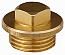 GENERAL FITTINGS 1/2″, с прижимной шайбой, никель, заглушка (51099-1/2)