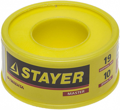 Купить STAYER 0.075 мм х 19 мм х 10 м, 0.40 г/см3, ФУМ лента (12360-19-040) в интернет-магазине zubr-vrn в Воронеже