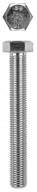 Купить Болт с шестигранной головкой, DIN 933, M16x70мм, 25шт, кл. пр. 8.8, оцинкованный, KRAFTOOL в интернет-магазине zubr-vrn в Воронеже