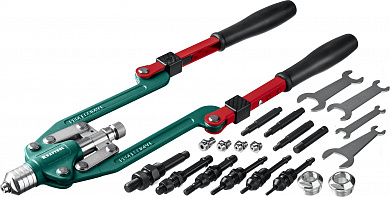 Купить KRAFTOOL Combo3-M12, 3 вида заклёпок, комбинированный складной заклепочник в кейсе (31182) в интернет-магазине zubr-vrn в Воронеже