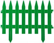 GRINDA Классика, 28 х 300 см, зеленый, 7 секций, декоративный забор (422201-G)