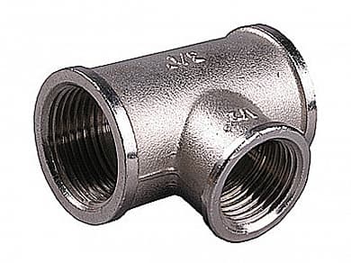 Купить GENERAL FITTINGS внутренняя резьба 3/4″ - 1/2″ - 3/4″, латунь, переходной тройник (51060-3/4-1/2-3/4) в интернет-магазине zubr-vrn в Воронеже