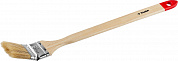 ЗУБР УНИВЕРСАЛ, 50 мм, 2″, светлая натуральная щетина, деревянная ручка, все виды ЛКМ, радиаторная кисть (01041-050)