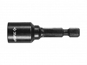 ЗУБР 10 мм, 50 мм, магнитная, ударная бита с торцевой головкой, Профессионал (26375-10)