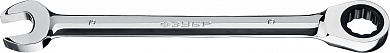 Купить ЗУБР 19 мм, комбинированный трещоточный гаечный ключ, Профессионал (27074-19) в интернет-магазине zubr-vrn в Воронеже