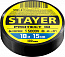 STAYER PROTECT-10, 15 мм х 10 м, 5 000 В, черная, изолента ПВХ, Professional (12292-D)