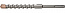 ЗУБР 28 x 250/370 мм, SDS-max бур, Профессионал (29350-370-28)