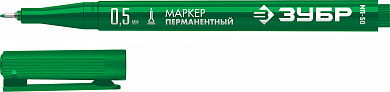 Купить ЗУБР МП-50 зеленый, 0.5 мм перманентный маркер (06321-4) в интернет-магазине zubr-vrn в Воронеже