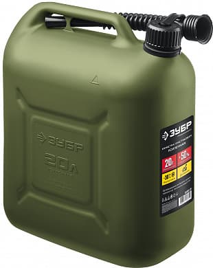 Купить ЗУБР 20 л, пластиковая усиленная канистра, Профессионал (38365-20) в интернет-магазине zubr-vrn в Воронеже